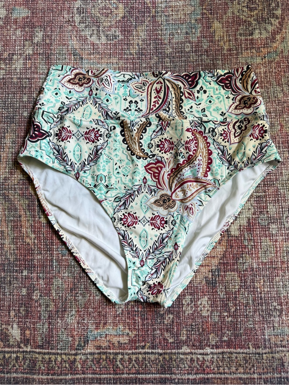 Sunsets Moroccan Market High Waisted Bikini Bottoms | Boho Swim | RN109317